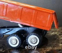 Vintage 1973 Tru-Scale International Harvester Semi Truck & Dump Trailer VGC