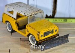 Vintage Original Tru Scale International Ih Scout W Snow Plow Blade Yellow