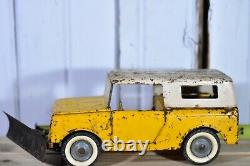 Vintage Original Tru Scale International Ih Scout W Snow Plow Blade Yellow