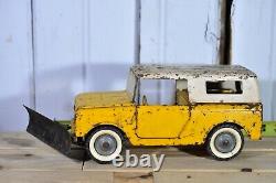 Vintage Original Tru Scale International Ih Scout W Snow Plow Blade Yellow