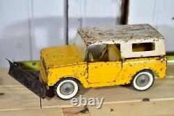 Vintage Original Tru Scale International Ih Scout W Snow Plow Blade Yellow