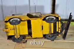 Vintage Original Tru Scale International Ih Scout W Snow Plow Blade Yellow