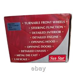Vintage Sun Star Chevrolet Nova 1963 118 Scale Die Cast