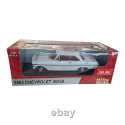 Vintage Sun Star Chevrolet Nova 1963 118 Scale Die Cast