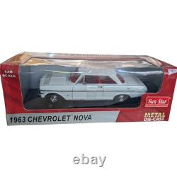 Vintage Sun Star Chevrolet Nova 1963 118 Scale Die Cast