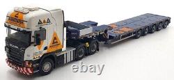 WSI Models 1/50 Scale 01-2220 Ainscough Scania Topline 6X4 Nooteboom Trailer