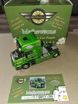 WSI Scania T CAB Mathewsons Collectible Model 150 Scale Truck Boxed Lorry