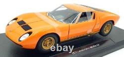 Welly 1/18 Scale Diecast 18017W 1971 Lamborghini Miura SV Orange