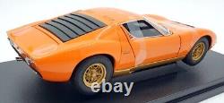 Welly 1/18 Scale Diecast 18017W 1971 Lamborghini Miura SV Orange