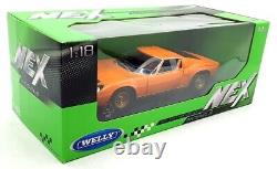 Welly 1/18 Scale Diecast 18017W 1971 Lamborghini Miura SV Orange