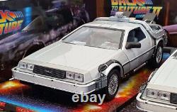 Welly 1/24 Scale 22400-3G Time Machine Trilogy Pack Back To The Future DeLorean