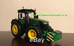 Wiking 1/32 Scale John Deere 7310r Model Tractor With Sumo Front Weight Block