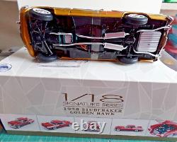 YAT MING, ROAD SIGNATURE 1958 STUDEBAKER GOLDEN HAWK 118th Scale GOLD COLOUR